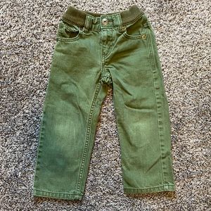 Gymboree Olive Green Jeans. NWOT